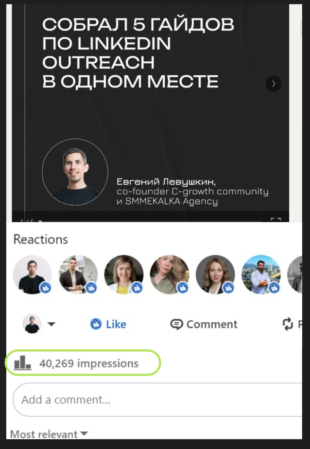 Пост × 40 269 impressions